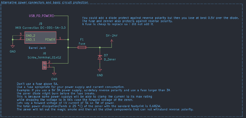 alternative power input